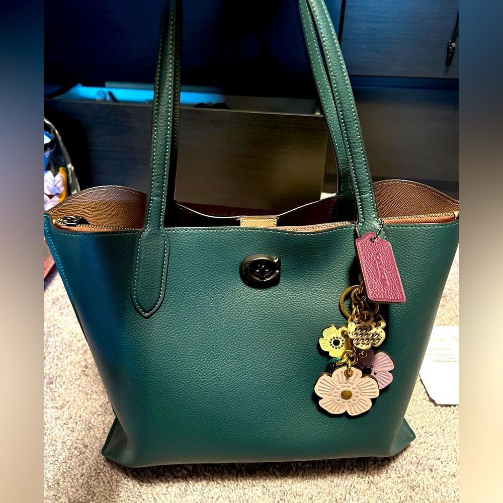 Coach Willow Tote - Forest Green